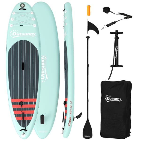 Oppustelig Paddle Board, Justerbart Paddle, Inkluderer Pumpe,MULTI