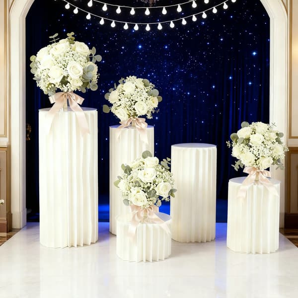 Blomsterstande, Robust Design, Elegant Midtpunkt,HVID