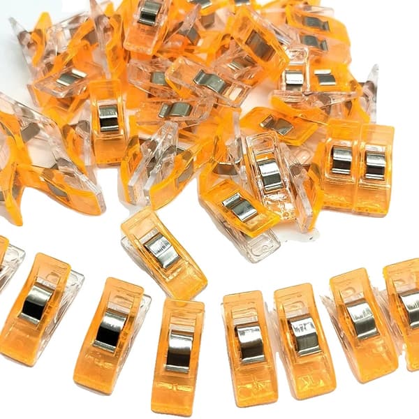 Syklips, Multifunktionelt Design, 50 Stykker,orange  50pcs
