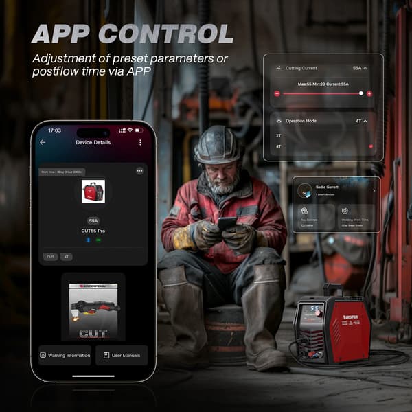 Plasma-leikkuri, kosketukseton pilottikaari, APP-ohjaus,A