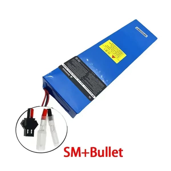 Batteripack, 60000mAh kapacitet, 48V konfiguration, SM-Bullet
