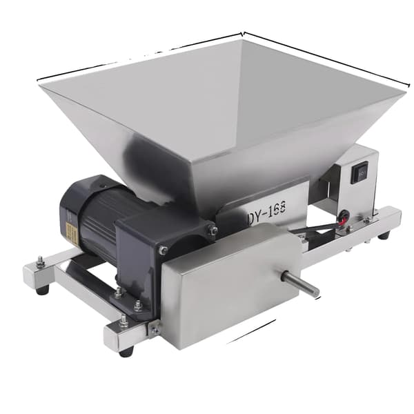 Fruktkvarn, 60W Motor, 4L Kapacitet,Silver