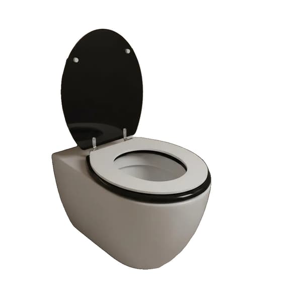 Toiletbræt, MDF Dæksel, Nem Installation,hær grøn