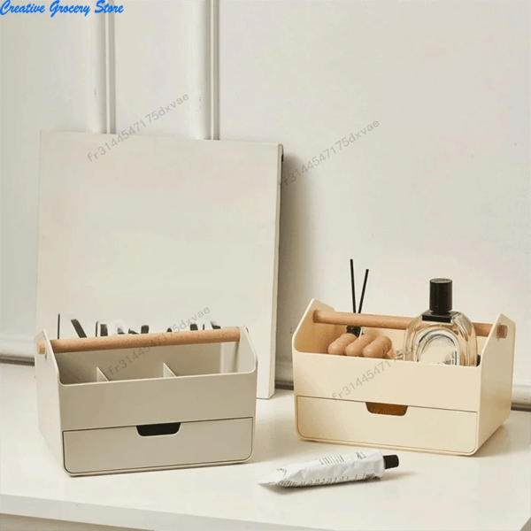 Förvaringslåda, Hållbara Material, Platsbesparande Design,GUL