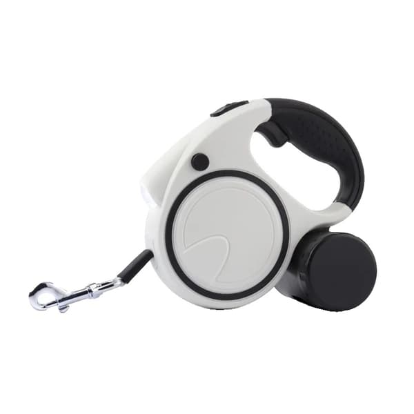 Hundesnor, LED-lys, automatisk tilbageholdelsesmekanisme,Sort