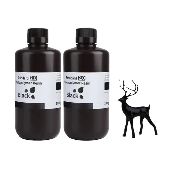 3D-udskrivningsmateriale, lav krympning, høj præcision,Sort 2kg