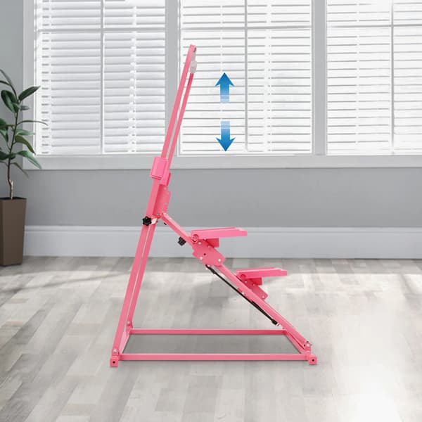 Stepper, Foldbart Design, Justerbar Pedalvinkel,Pink