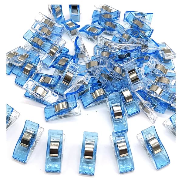 Syklips, Multifunktionelt Design, 50 Stykker,blå   50pcs