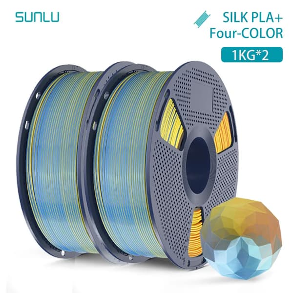 3D-printfilament, PLA-materiale, silkeoverfladefinish,BL PP OR YL