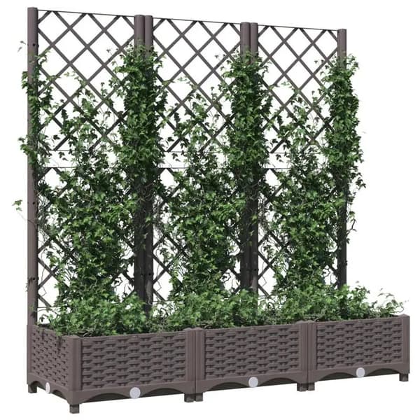 Planter, Spaldesign, Holdbar Trækonstruktion,Chokolade