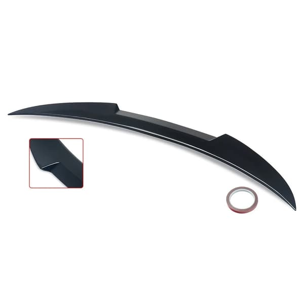 Bagagerums Spoiler, M4 Stil, Nem Installation,Glans Sort