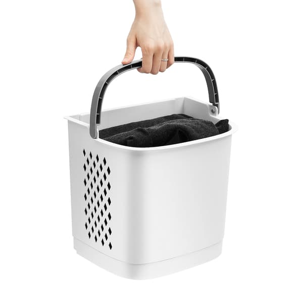 Vaskesorterer, 2-lags design, nem mobilitet,Grå