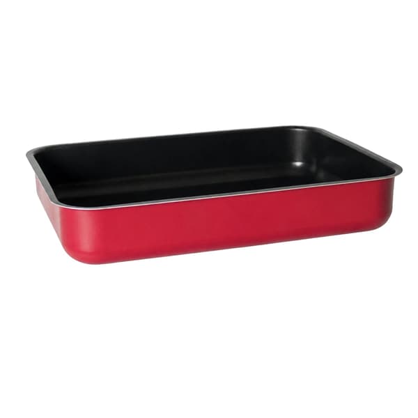 Stegepande, Holdbart Rustfrit Stål, Non-Stick Belægning,Multifarvet 28*40*6.5cm
