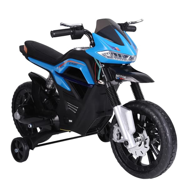 Elmotorcykel, ljus, musik, Blå