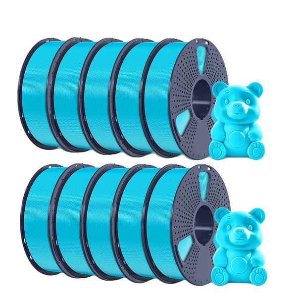 PLA Plus Filament, 1,75 mm Diameter, Høj Holdbarhed,Cyan