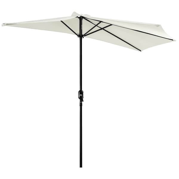 Udendørs Parasol, Holdbart Materiale, Nem Montering,Elfenben