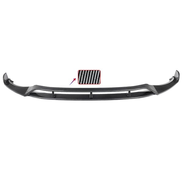 Front Splitter Lip, Tilpasset til Luksus SUV-modeller, Holdbart Materiale,kulstoflook