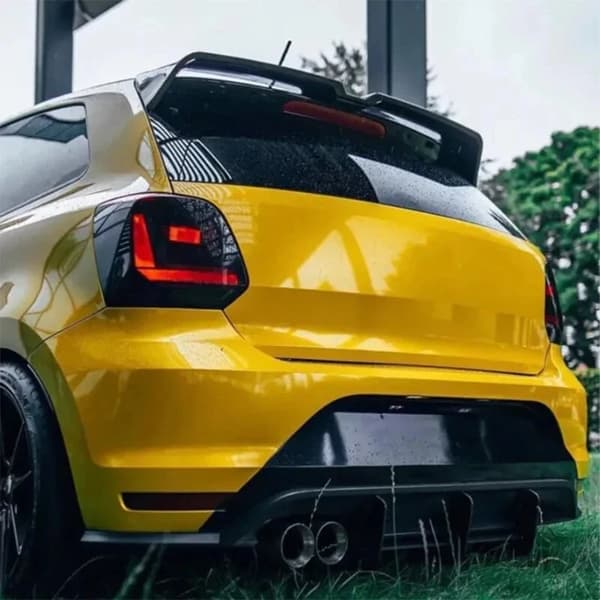 Spoiler, Hållbart ABS-material, Kompatibilitet med hatchback,Glansig svart
