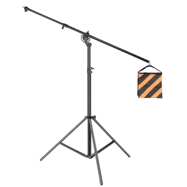 Tripod Stativ, Justerbar Højde, Holdbart Rustfrit Stål,2.8-4m Stå