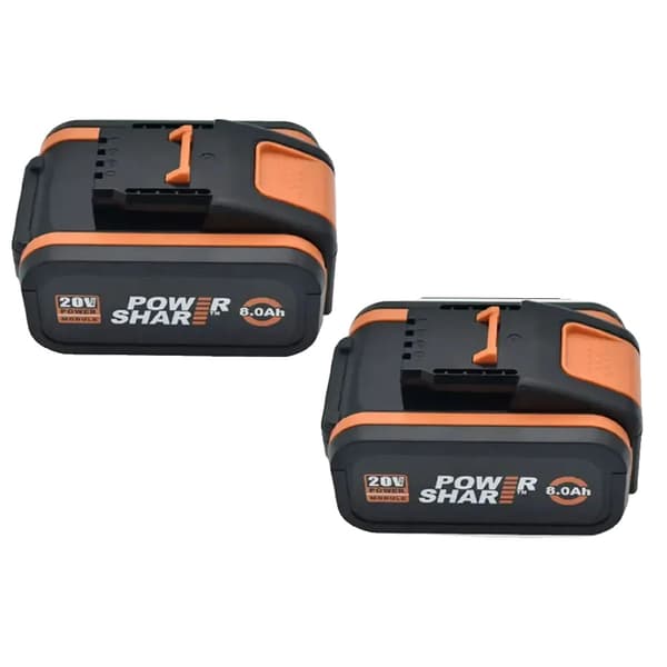 Litiumjonbatteri, 20V, 8000mAh kapacitet, 20V 8.0Ah X 2