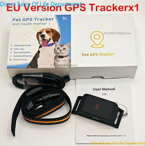 GPS kæledyrstracker, realtids tracking, vandtæt design,blomme