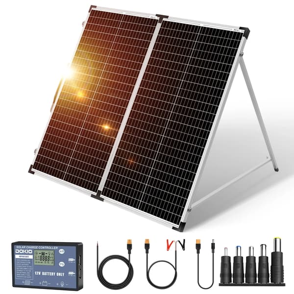 Solpanel, Fällbar Design, Effektiv Energikonvertering,160w