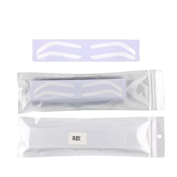 Øjenbrynsskabeloner, Engangsdesign, Nem Anvendelse,B 10Pcs