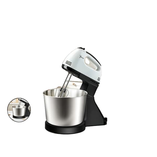 Elektrisk Stand Mixer, 7 Hastighedsindstillinger, 2L Kapacitet,sort