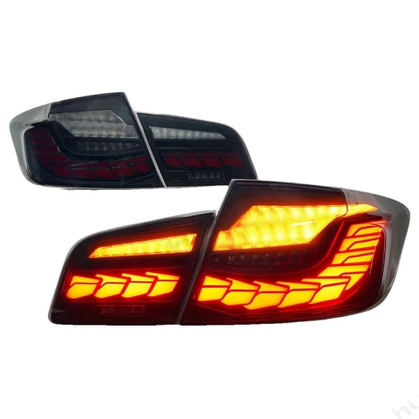 Baglygter, LED-design, Vandtæthed IP67,Sort