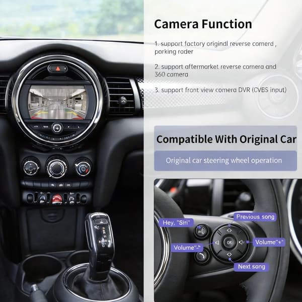 CarPlay/Android Auto-interface, Trådløs/Kablet forbindelse, Multimedia-support,NBT
