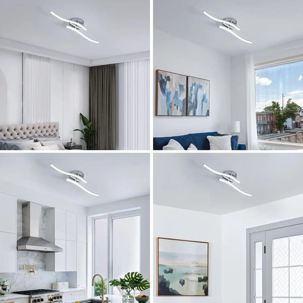 Loftlampe, Energi Effektiv LED, Moderne Design,01Hvidt Lys