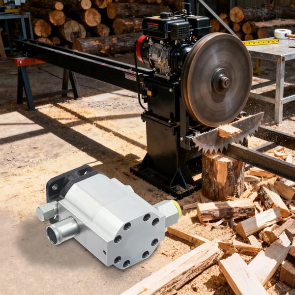 Vedklyv Pump, 3000 PSI, 13 GPM Flödeshastighet,Silver