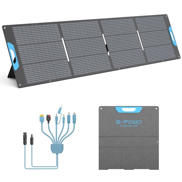 Solpanel, Hög Effektivitet, Fällbar Design,220W solpanel