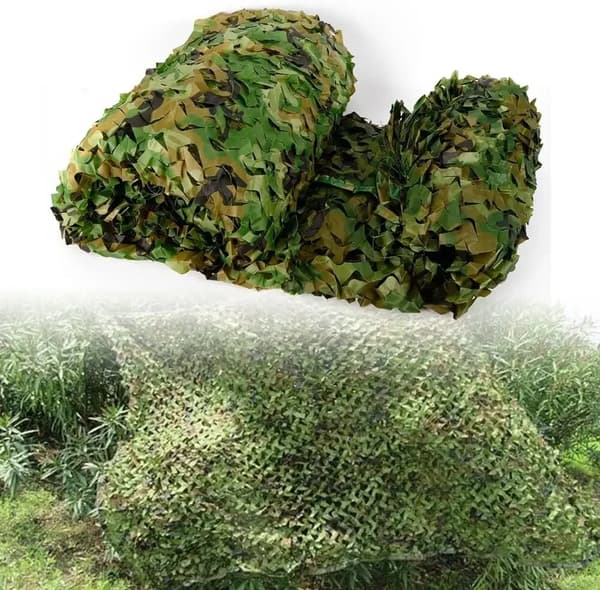 Camouflage Net, Holdbart Materiale, Letvægts og Bærbart,grøn