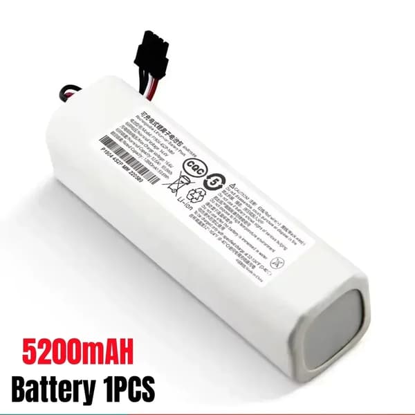 Ersättningsbatteri, 14,4V nominell spänning, hög kapacitet, 5200mAh