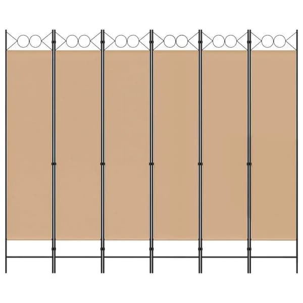 Rummdivider, Stofmateriale, Foldbart Design,Chokolade