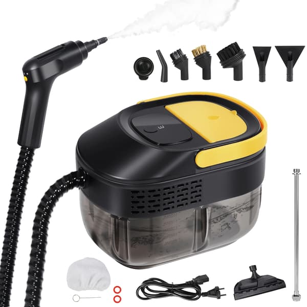 Damprenser, 1600ml tank, 2500W effekt,Gul Sort