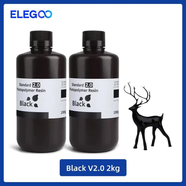 3D-udskrivningsmateriale, lav krympning, høj præcision,Sort 2kg