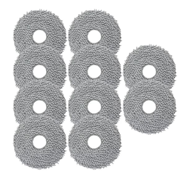 Moppdukar, Mikrofiber Material, Kompatibilitet med Våtservetter,10PCS