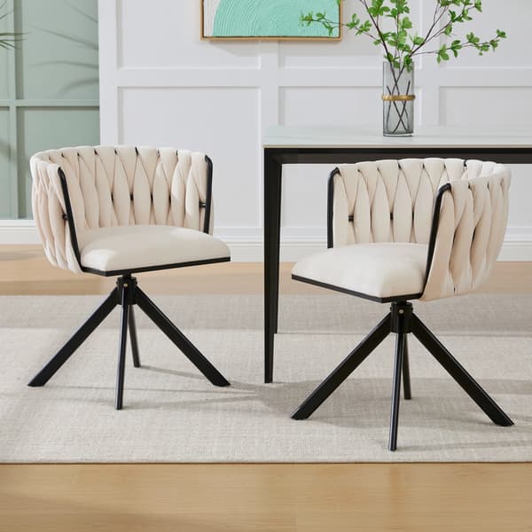 Spisestol, 180° Drejefunktion, Ergonomisk Design,HVID