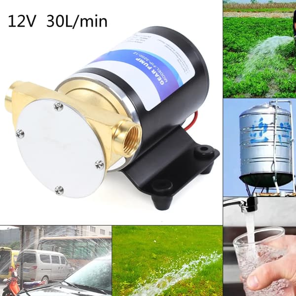 Bergpump, Självprimande, Hög Kapacitet,svart