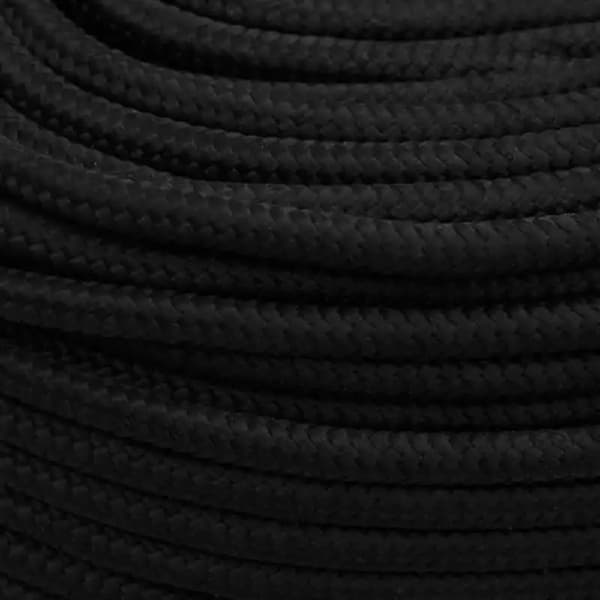 Arbejdssnor, Holdbart Polyester, Høj Trækstyrke,Sort