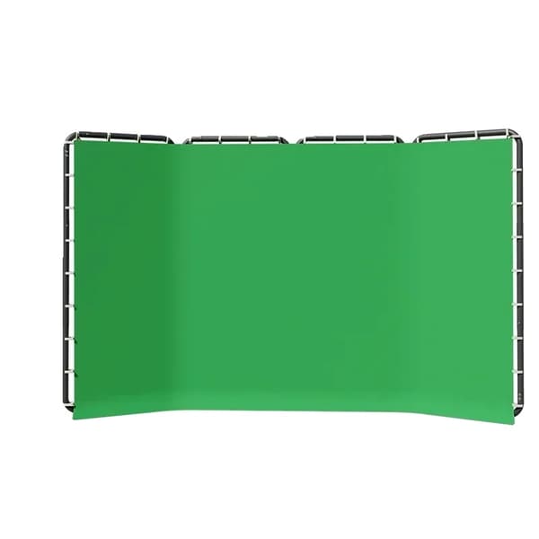 Baggrundsstandramme, Justerbart Design, Robust Konstruktion,240x400cm Grøn
