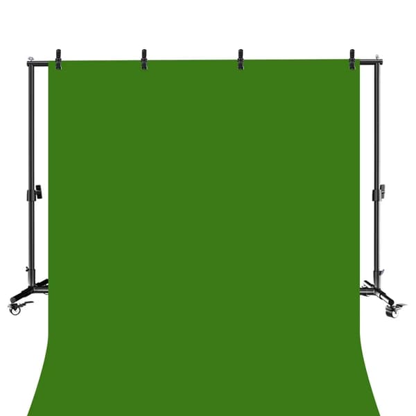 Baggrundsstativ, Justerbar Bredde, Robust Design,2x2M med grøn