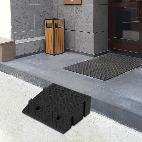Lastrampe, 25 cm x 45 cm x 19 cm, Högkvalitativ plast, Stöder tunga vikter, Triangulär design, Förbättrad stabilitet