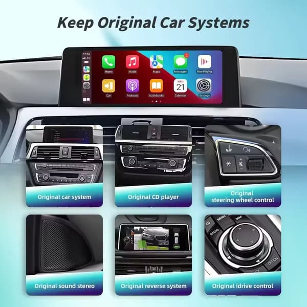 CarPlay och Android Auto-modul, Bluetooth 5.0-kompatibilitet, sömlös OEM-integration,NBT-system