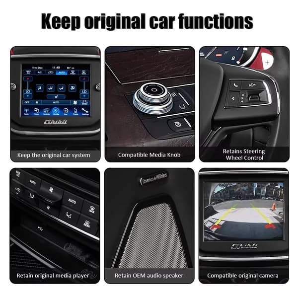 Langaton CarPlay Android Auto -sovitin, monilaitetuki, helppo asennus,Giulia Stelvio varten