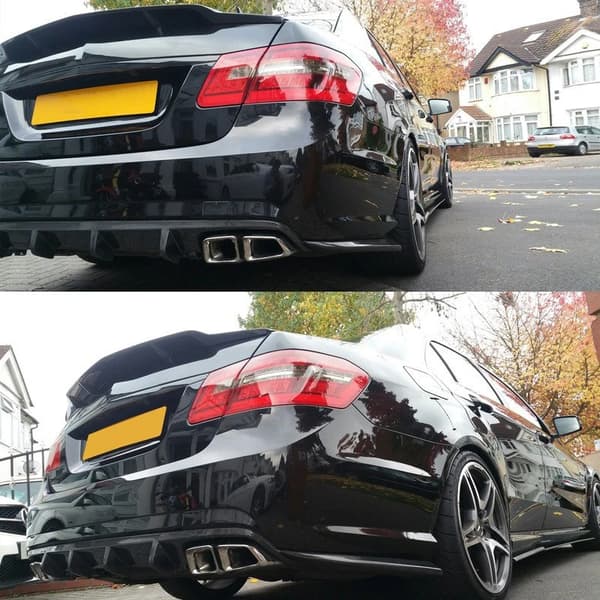 Bagspoiler, Sporty Design, Nem Installation,Glans Sort