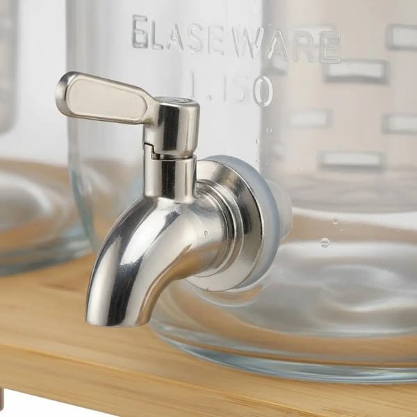 Dryckesdispenser, 3,8L kapacitet, glasdesign, MULTI