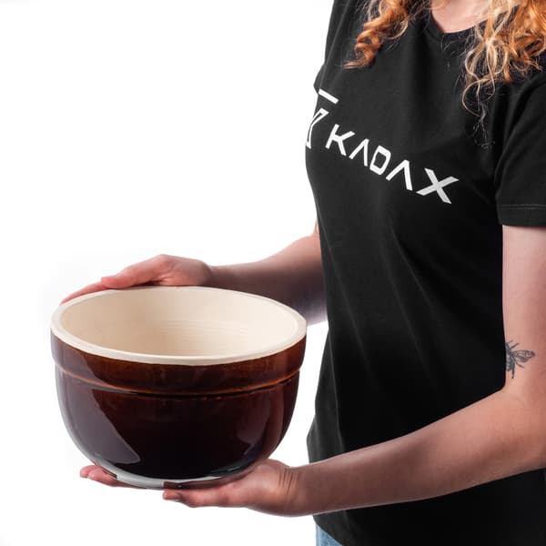 Makutra, Hållbar Keramik, 3L Kapacitet,Brun